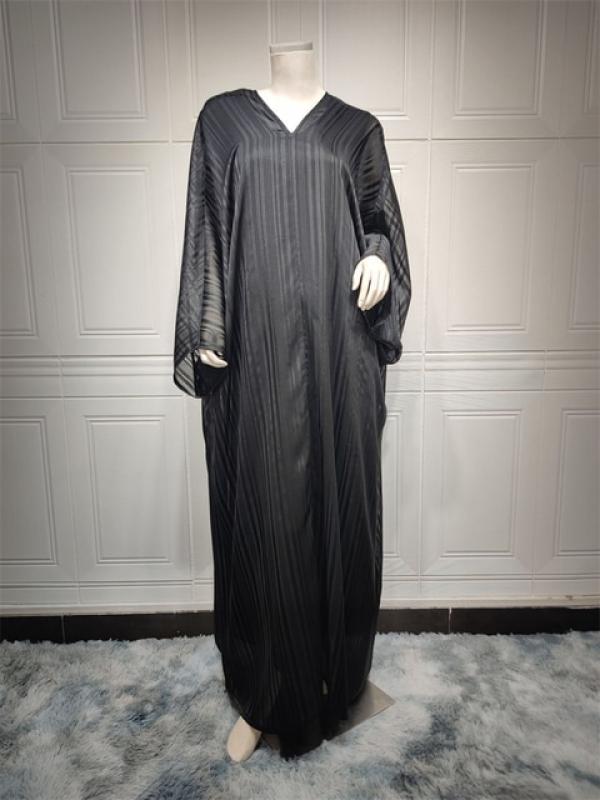 Ramadan Eid Niqab Black Kimono Abaya Dubai Jalabiya For Women Turkey Islam Arabic Muslim Dress Sets Robe Femme Musulmane Kaftans