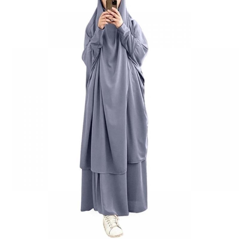 Etosell Women Hooded Muslim Hijab Dress Eid Prayer Garment Jilbab Abaya Long Khimar Full Cover Ramadan Gown Abayas Islamic Cloth