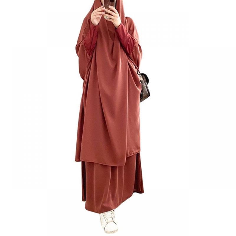 Ramadan Eid Muslim Prayer Garment Dress Women Abaya Jilbab Hijab Long Khimar Robe Abayas Islam Clothing Niqab Djellaba Burka