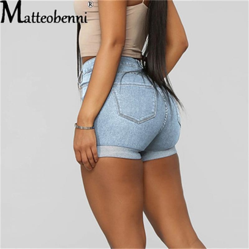 Sexy High Waist Crimping Hip Lift Women Short Jeans Summer Fashion Stretch Denim Shorts New Casual Push Up Vintage Street Shorts