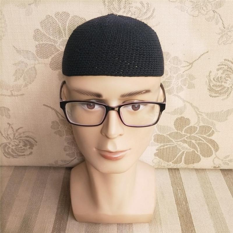 Gorro Beanie Hat Pure hand crocheting Turkish Muslim Men Women Islamic Kufi Taqiya Takke Peci Skull Cap Prayer Saudi Arabia