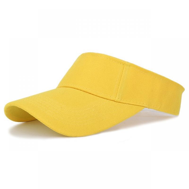 Men' Cap Women Spring Summer Sports Sun Cap Adjustable Cotton Visor UV Protection Top Empty Tennis Golf Running Sunscreen Hat