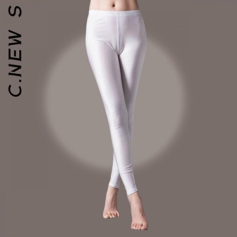 C.New S New Spring Solid for Women High Stretched Female Neon Legging Pants Girl Clothing jeggins Candy color slim Leggings