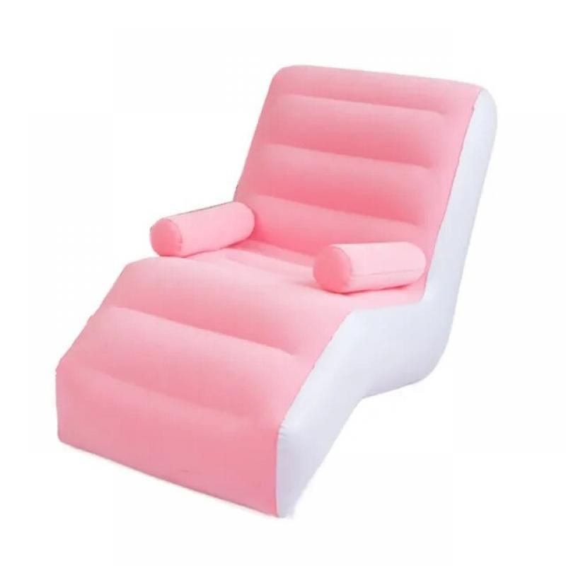 New Inflatable Lazy Sofa Fashionable and Comfortable Lunch Rest Lazy Lounge Gaming Chair Indoor Foldable Bed Leisure Air Bench