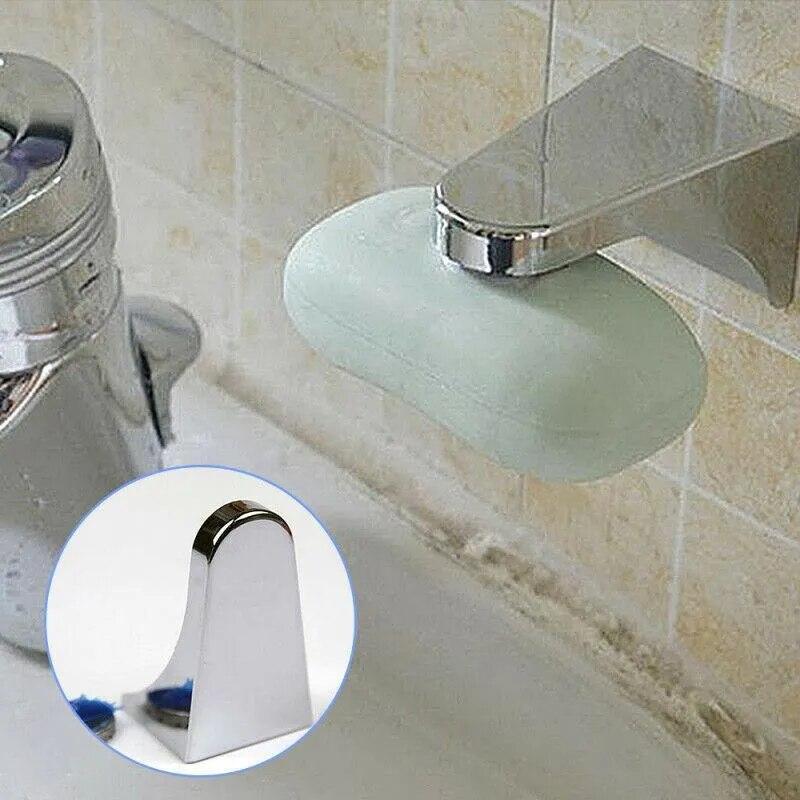 Soap Box  Bathroom Magnetic Soap Holder Soap Holder Wall Mount Soap Container Dispenser Wall Attachment Bathroom Soap Dish Rack