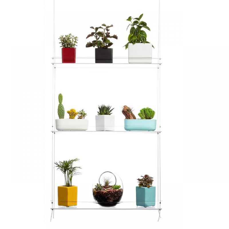 Modern Decorative Plant Rack Stand Plants Succulent Shelf Acrylic Multi-Layer Garden Flower Stand For Window Living Room Bedroom