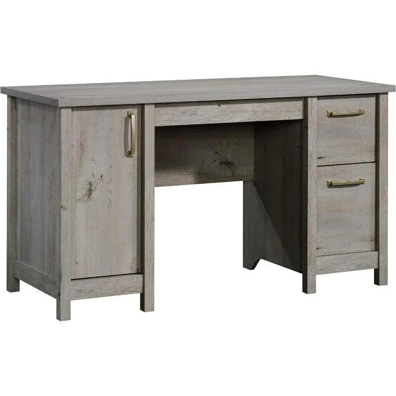 Sauder Cannery Bridge Computer Desk, Mystic Oak finish