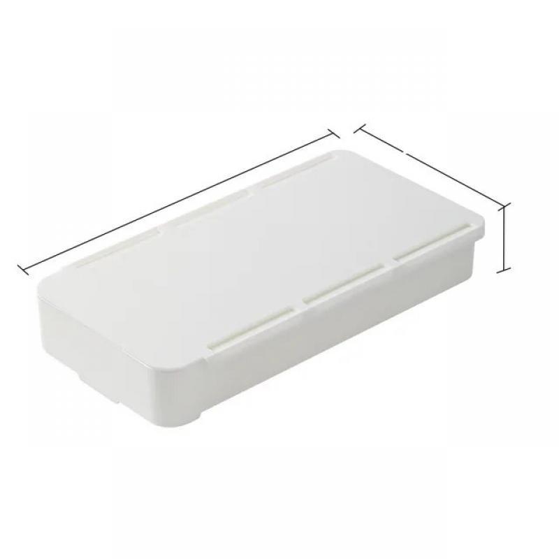 Under The Desk Drawer Type Storage Box Desktop Organizer Office Desk Student Stationery Box Invisible drawer organizer