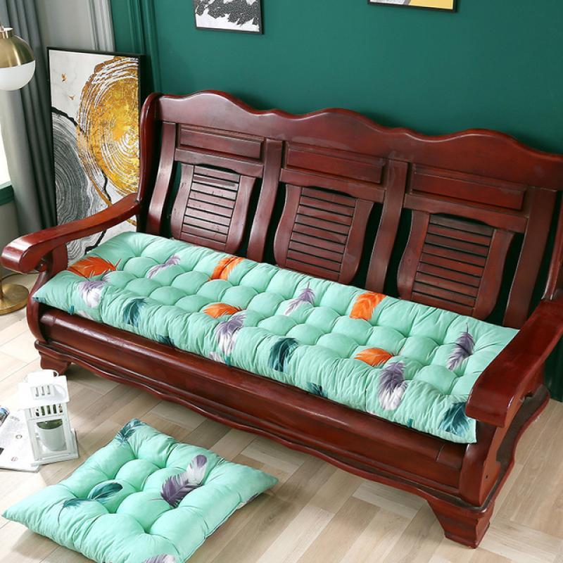 Thick Bench Seat Cushion for Indoor Backrest Chair Seat Pad Long Cushion Cushions Sofa Tatami Bench Decorative Tumbona Jardin 이불