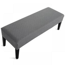 Chair Bench Covers Stretch Spandex Elastic Slipcover Seat Protector Bench Seat Cushion Slipcover For Living Room Kitchen Bedroom