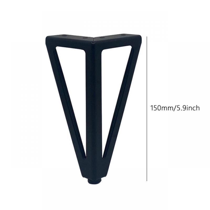4pcs Height 15cm Legs for Furniture Metal Thickened Iron Sofa TV Cabinet Feet Bathroom Cabinet Bed Coffee Table Replacement Legs