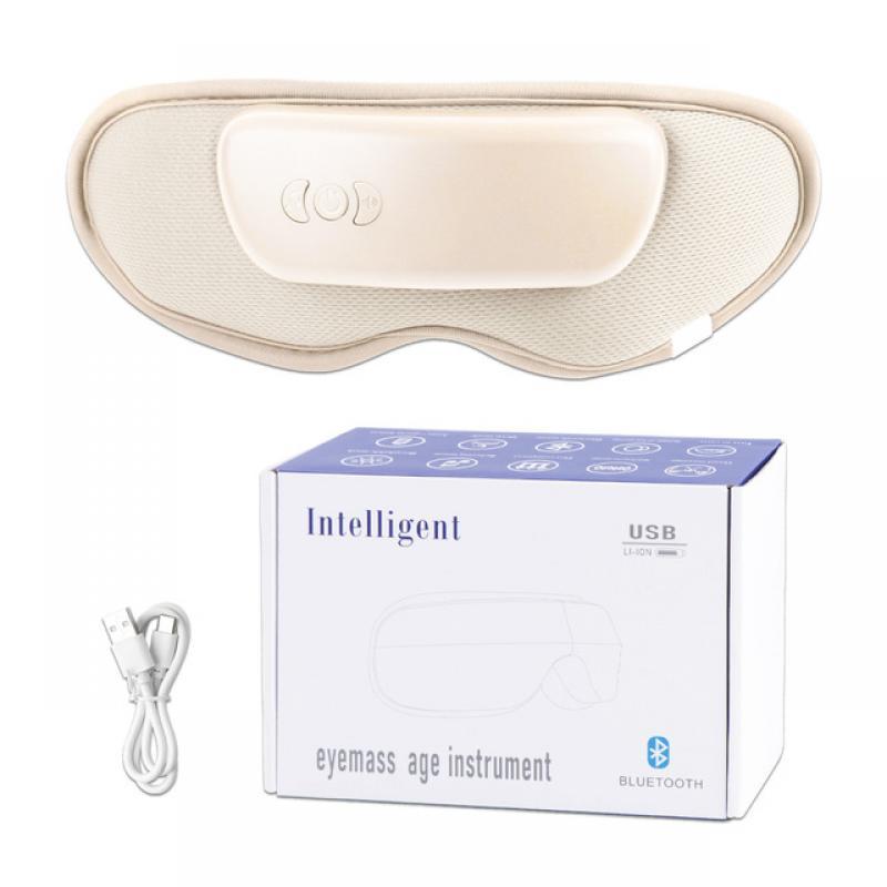 Eye Massager with Heat Smart Airbag Vibration Eye Care Compress Bluetooth Eye Massage Relax Migraines Relief Improve Sleep