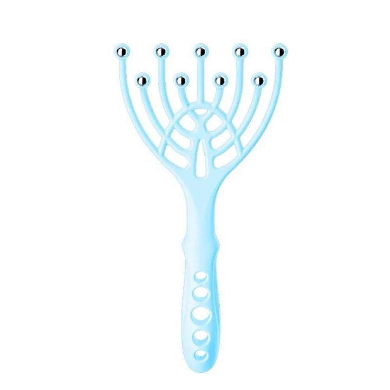 Nine-claw head massager scalp neck ball five-finger steel ball hand-held relaxation hair care hair growth stress relief artifact