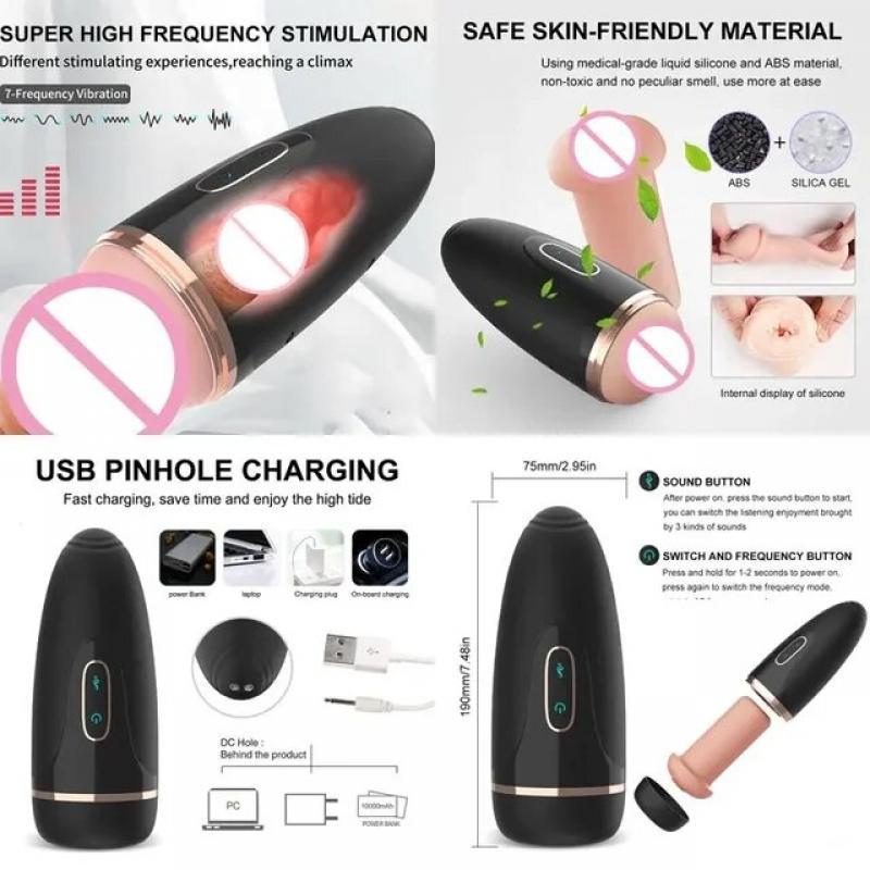 Suction Cup Man Mastrurbators Toy Vaginete Real Genital Penne Vaginal Sexy Porn For Men Women Vibrator Piston Maturbator