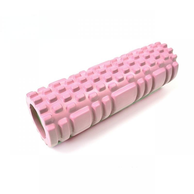 Yoga Column Foam Fitness Muscle Training Pilates Sports Massage Foam Roller Grid Trigger Point Therapy Home Gym Exercise