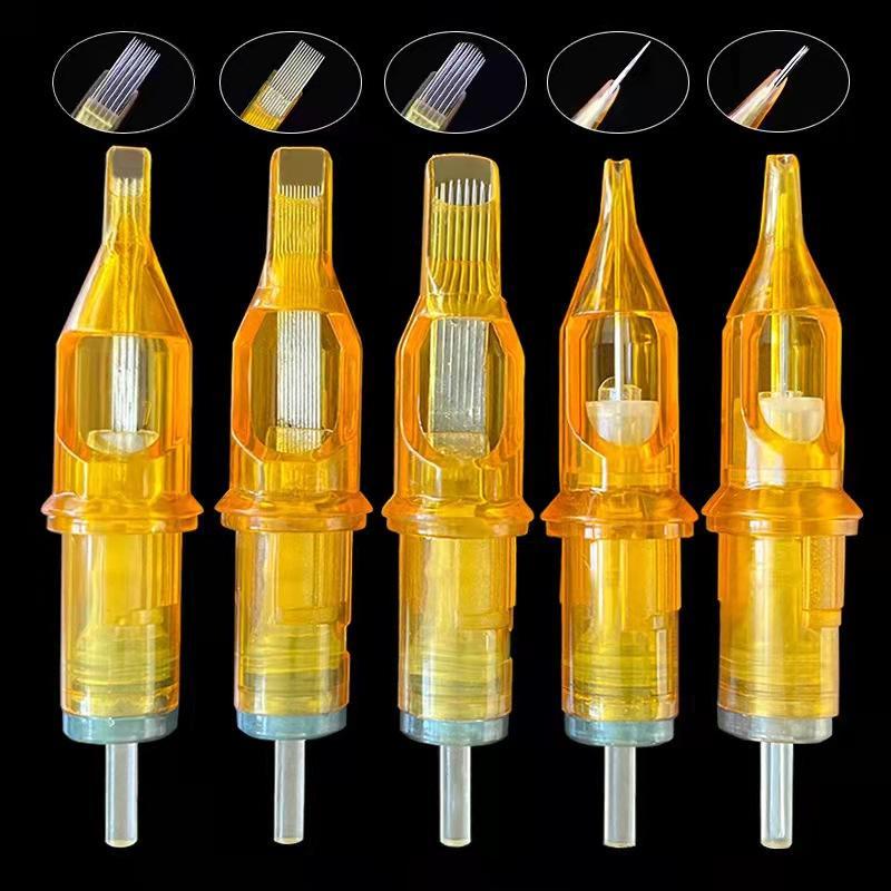 20pcs Tattoo Cartridge Needle RL RM RS M1 316L Medical Steel 1 3 5 7 9 11 13 14 15  For Tattoo Machine Pen Cartridge Needle