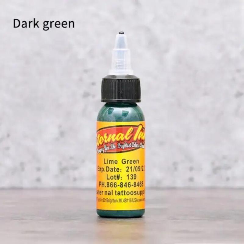 30ml Color Tattoo Ink Pigment Professional DIY Tattoo Eyebrow Eyeliner Pigment Practice Semi-permanent Tattoo Ink For Body