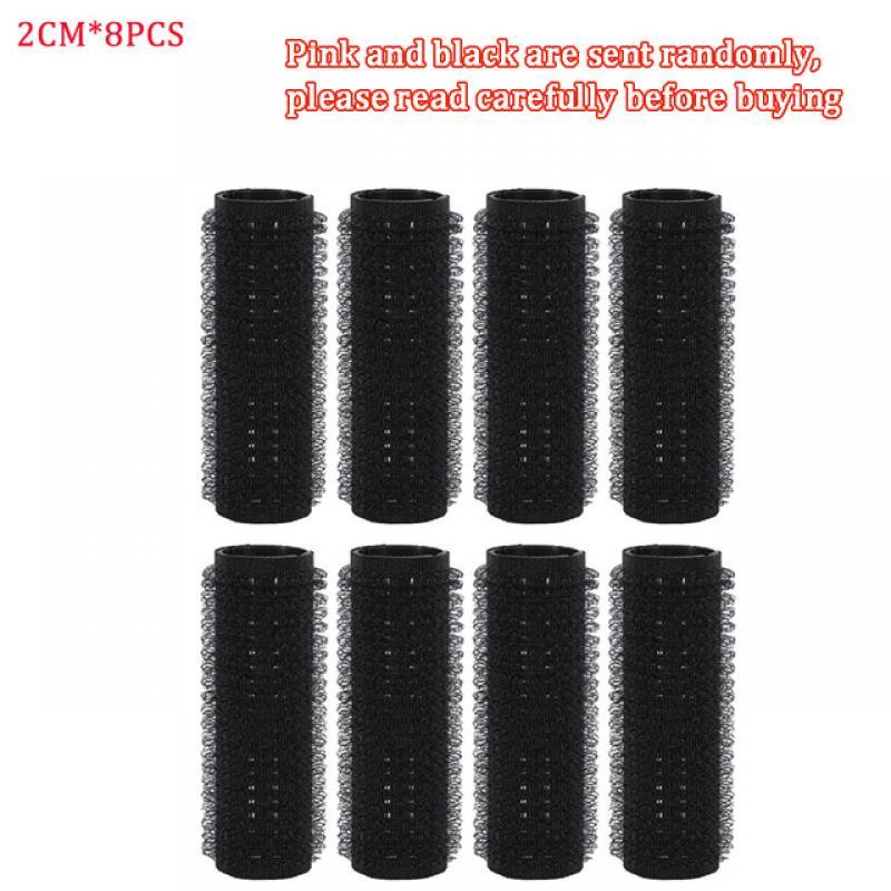 4/6/8pcs Self-Grip Hair Rollers Heatless Hair Curlers No Heat Hair Bangs Volume Self-adhesive Hook Curlers DIY Styling Tools