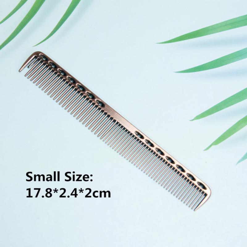 Aluminuml Metal Anti-static Hair Comb Pro Hairdressing Combs Hair Cutting Dying Hair Brush Barber Tools Salon Accessaries