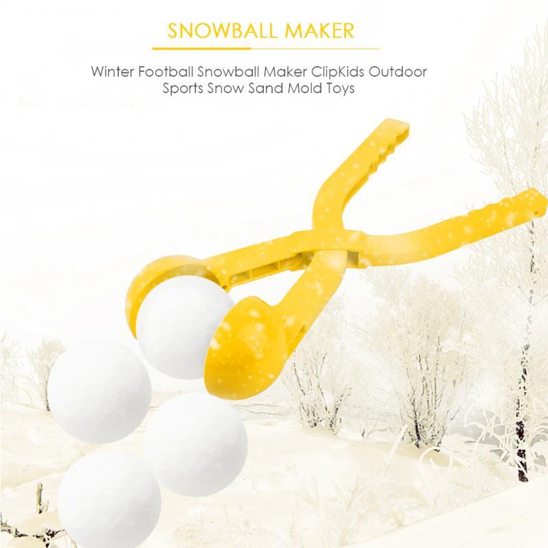 3D Small Round Snowball Maker Sand Mould Beach Snowball Fight Children Play Toy