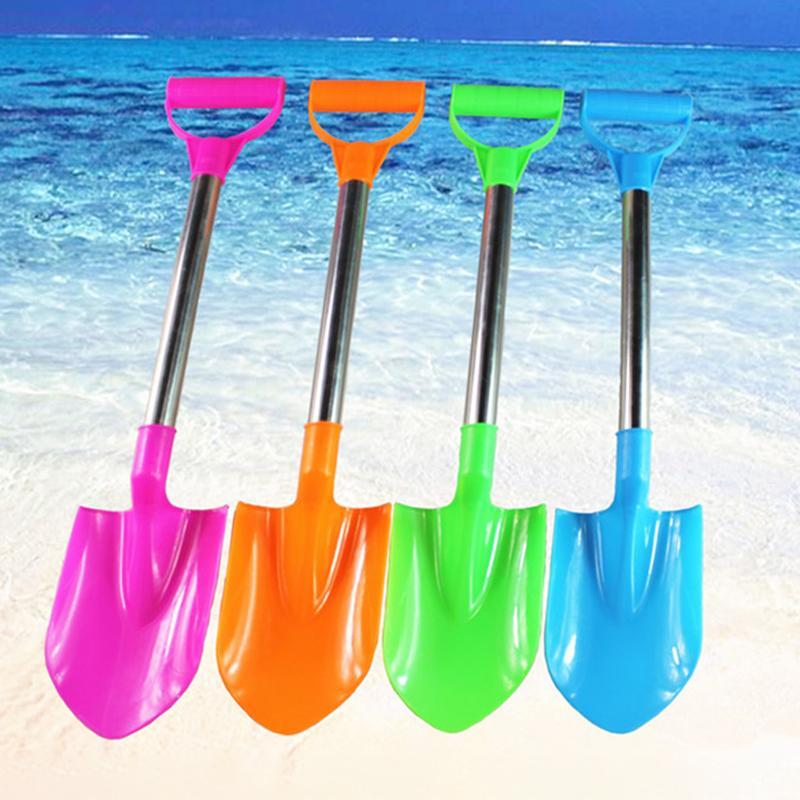 Random Color Beach Shovel Toy Summer Beach Playing Shovels Play House Toys Kids Outdoor Digging Sand Shovel Play Sand Tool 2 PCS