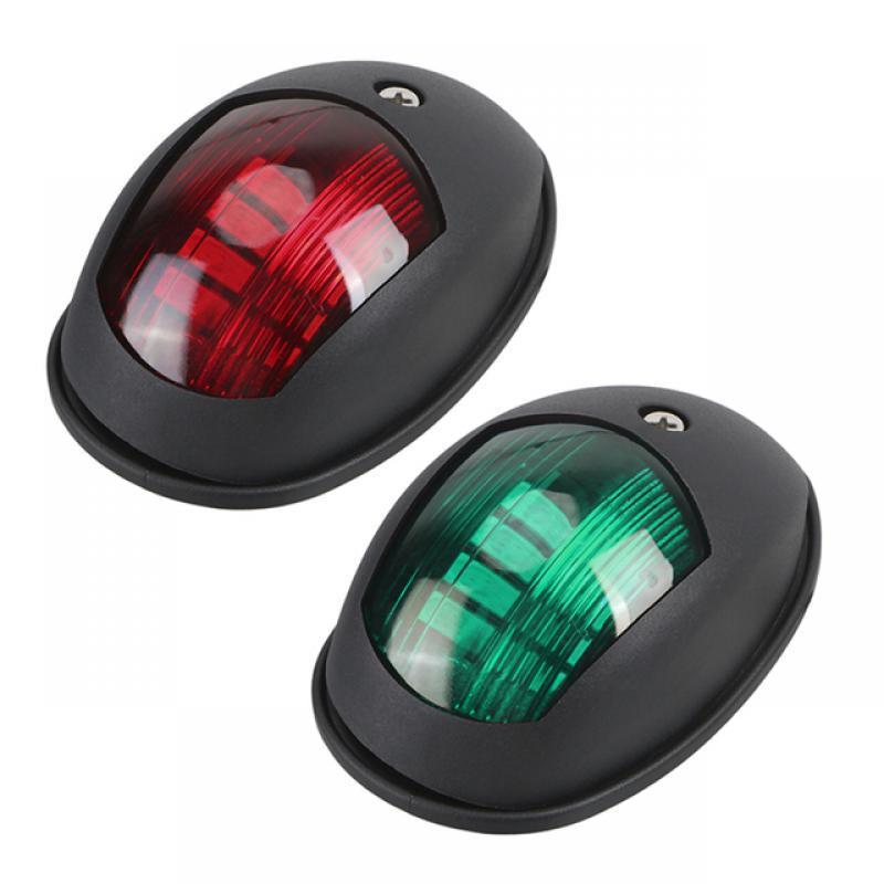 8 LED Navigation Lights For Boats Yacht Lights Waterproof Sailing Lamp Signal Boat Accessories Marine Green Red 12V 2Pcs