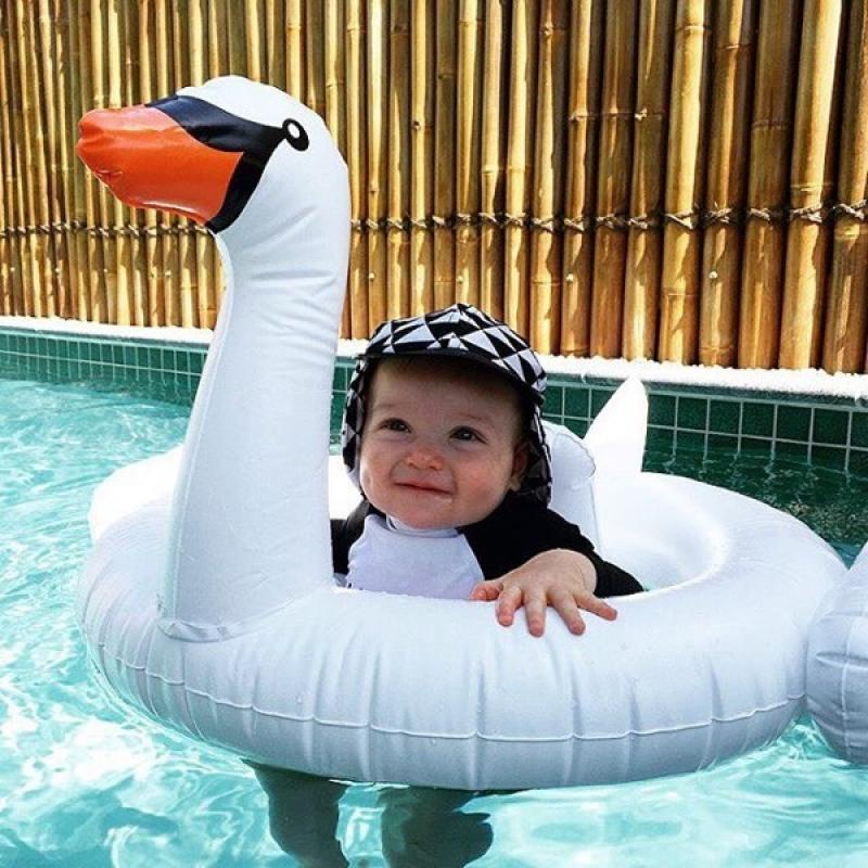 Inflatable Flamingo Swimming accessori Baby Summer Water Fun Pool Toy Kids Swimming in the pool Toys Kids Swimming Accessories