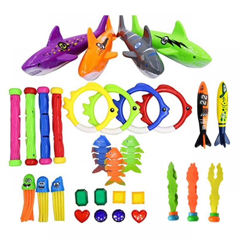 Swim Pool Diving Toys Undersea Diamonds Swimming Pool Toys Diving Pole Pool Accessories for Children Outdoor for Summer Swimming