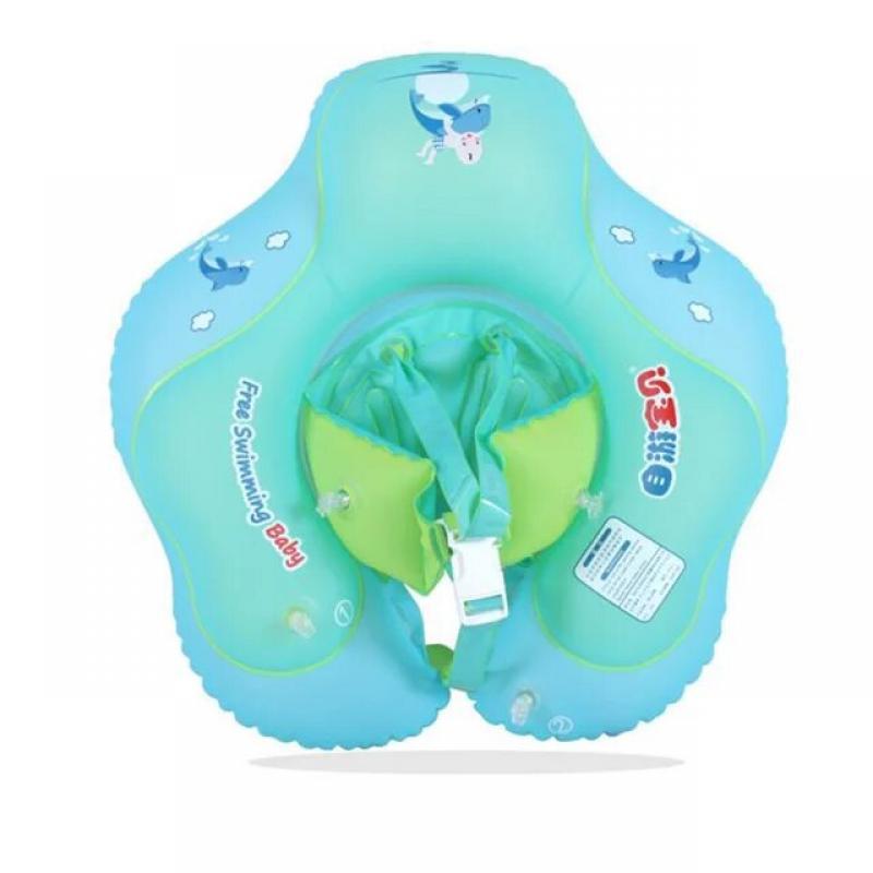 New Baby Swimming Ring Infant Bathing Circle Armpit Floating Kids Swim Pool Accessories Trainer Inflatable Double Raft Rings