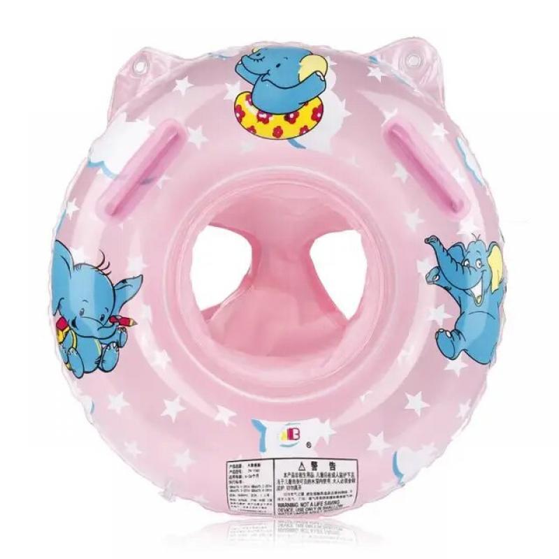Inflatable Baby Swimming Ring Baby Accessories Kid Swimming Pool Circle Bathing Toy Inflatable Double Raft Rings Toy For Toddler