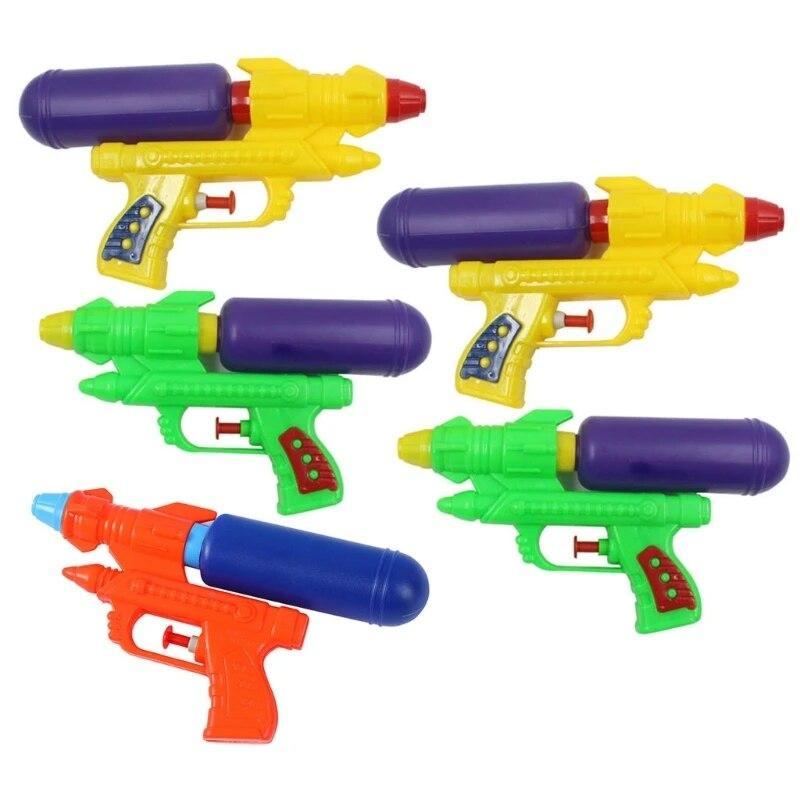 Y55B Water Fighting Toy Mini Water Guns Kids Water Fight Toy Fashion Summer Gift 5pcs