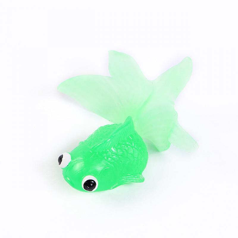 1PC Soft Rubber Gold Fish Baby Bath Toys for Children Simulation Goldfish Water Play Toys Toddler Fun Swimming Beach Games Gifts