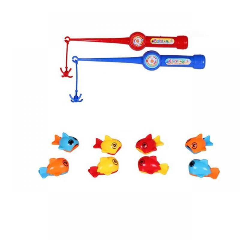 Bath Toys for Kids Toddler Shower Fishing Game Bathtub Toys with Hook Pole Floating Water Spray Toys Children Early Educational