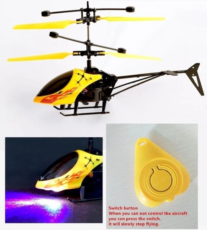 Mini Drone RC Helicopter Drone Infraed Induction Aircraft Flying Outdoor RC Helicopter Flashing Light Toy Gift Present Kids toys