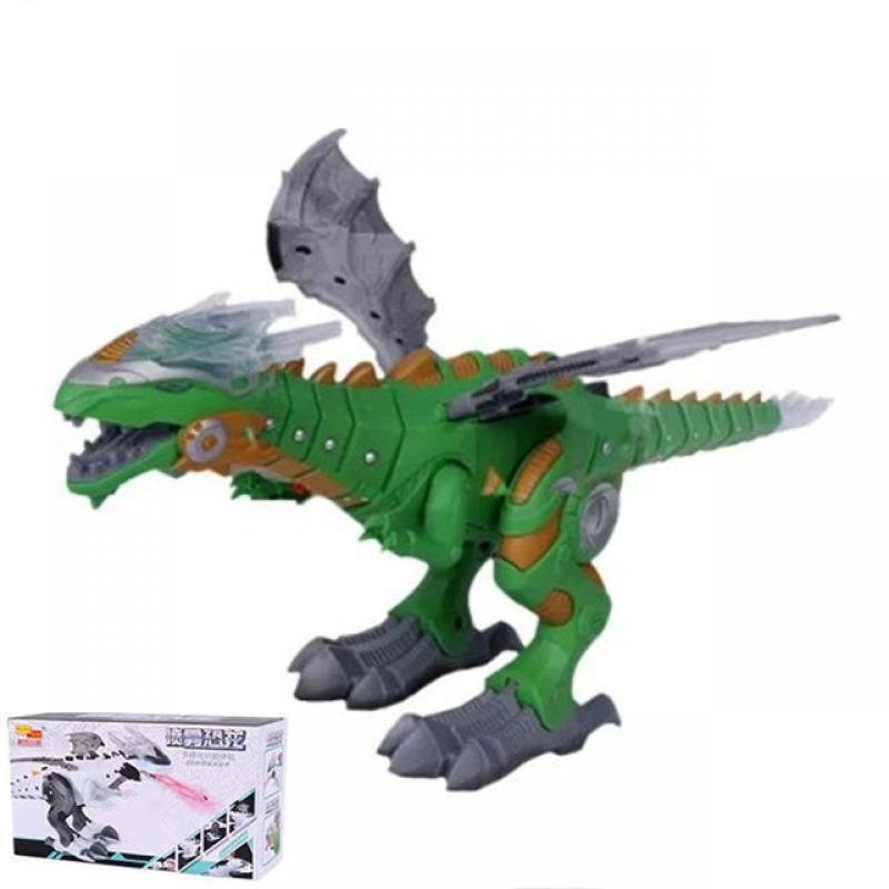 Big Spray Dinosaurs Robot Pterosaurs Cartoon Walking Swing Animal Model Electronic Intelligent Dinosaurio Toys Gift For Children