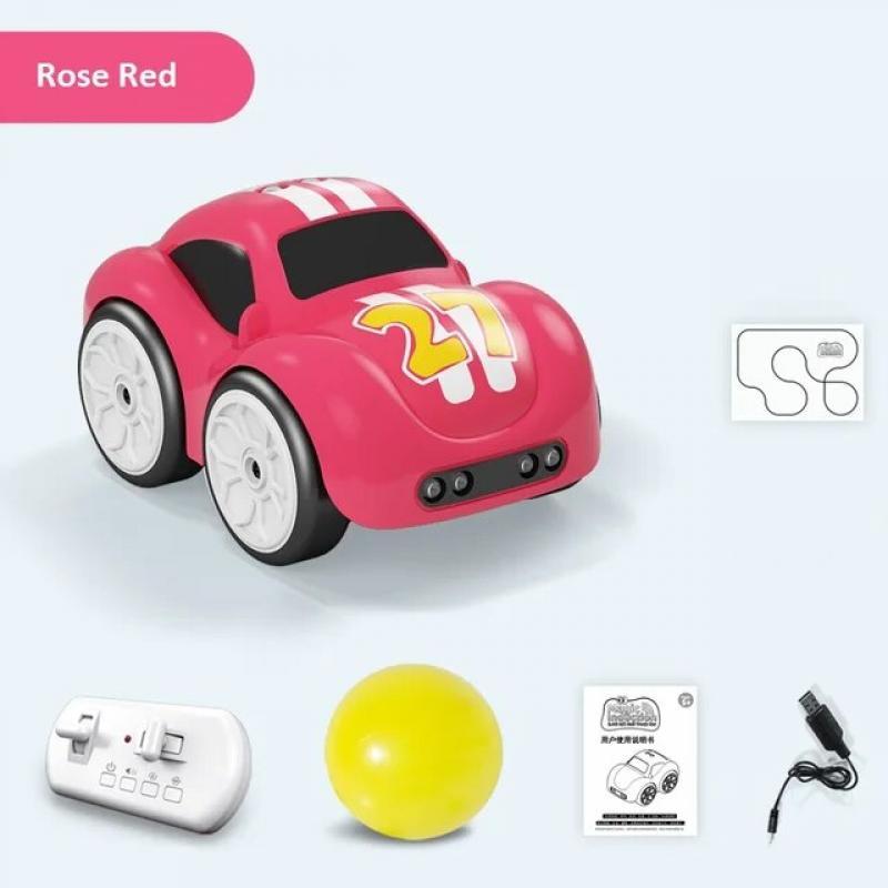 RC Intelligent Sensor Remote Control Cartoon Mini Car Remote Control Electric Car Smart Music Lighting for Boy Children Toy Gift