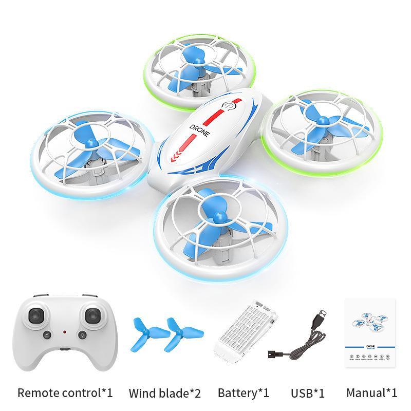 2.4G RC Drone Headless Mode Air Pressure Fixed Altitude 3-speed RC Quadcopter With Light Birthday Gifts For Boys Girls