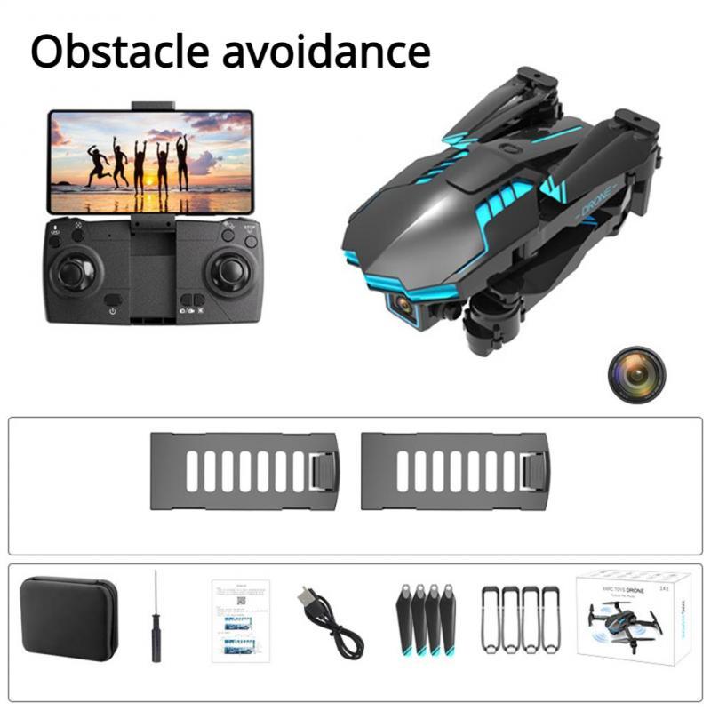 X6 Pro Mini WIFI FPV Drone 4K Smart Follow Me Avoidance Folding Quadcopter With Dual Camera RC Helicopters Toy Gifts Free Return