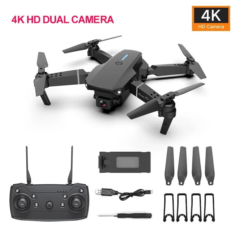 E88 drone4k professional rc plane remoto control   fpv  with camera rc  novel  killer most sold helicopter drone Quadcopter 2023