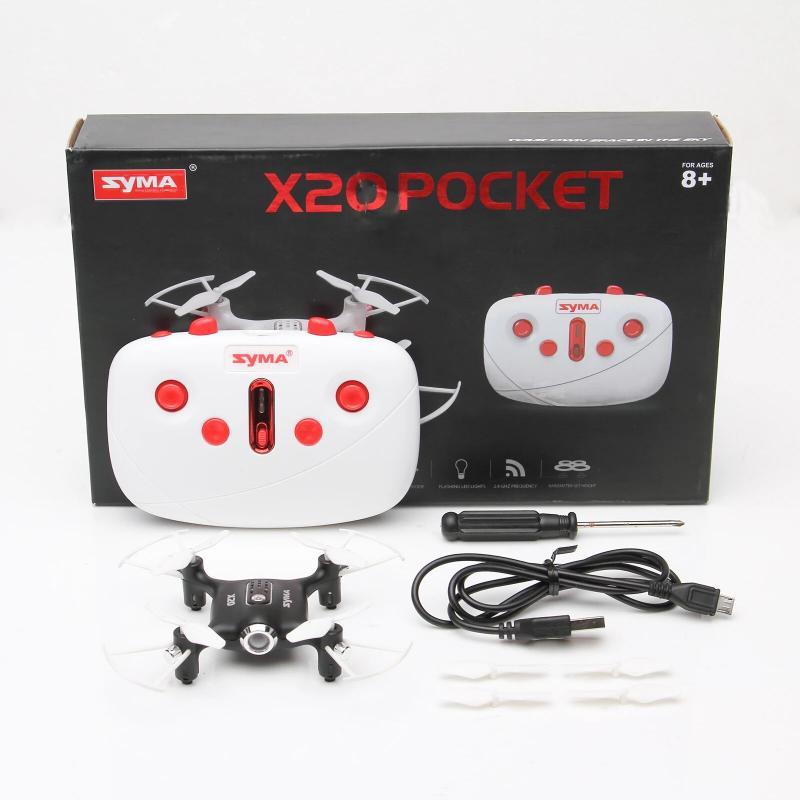 SYMA Mini RC Aircraft Drones for Kids Remote-controlled Drone Helicopter Toy Easy Indoor Small Flying Toys Pocket Quadcopters