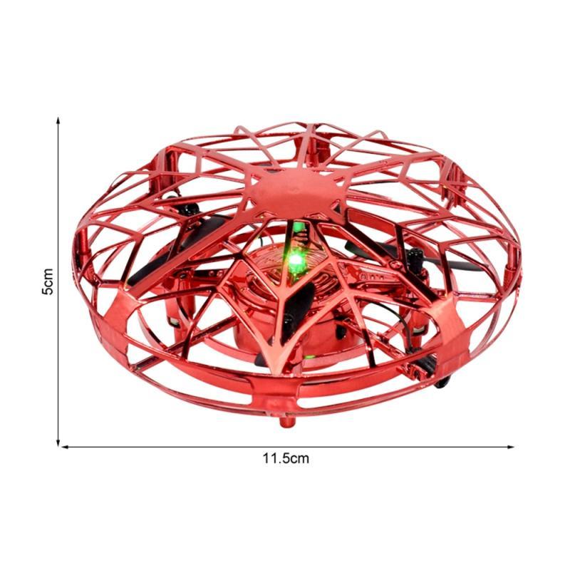 Mini drone UFO Flying Toy Mini Helicopter Infrared Hand Sensing Aircraft RC Quadcopter Flying Plane Toys for Children Kids