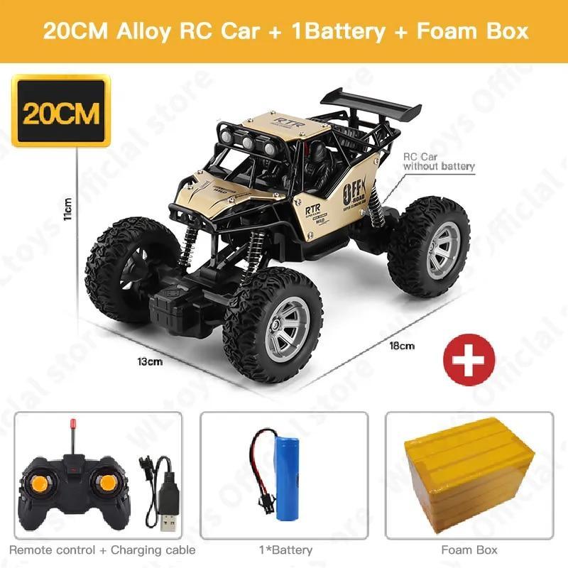 ZWN 1:20 2WD RC Car With Led Lights Radio Remote Control Cars Buggy Off-Road Control Trucks Boys Toys for Children