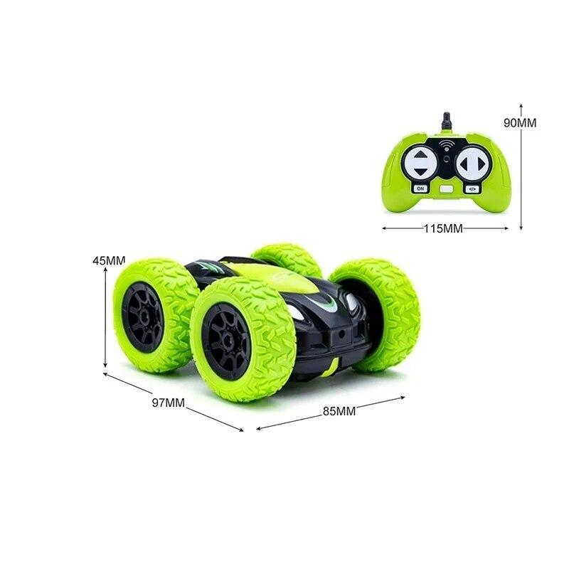 Rc Car Cool Boy Mini Stunt Car Wireless Remote Control Double-sided 360 Degree Rotation 2.4g Flip Model Children's Toys