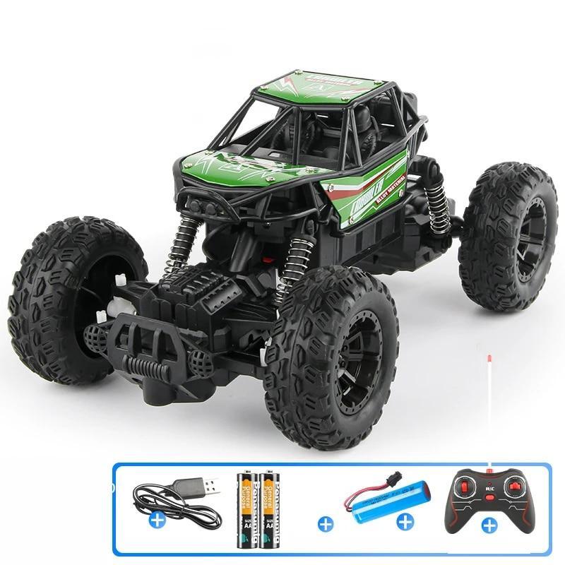 Alloy remote-controlled off-road vehicle can charge four-way climbing car large children remote-controlled car