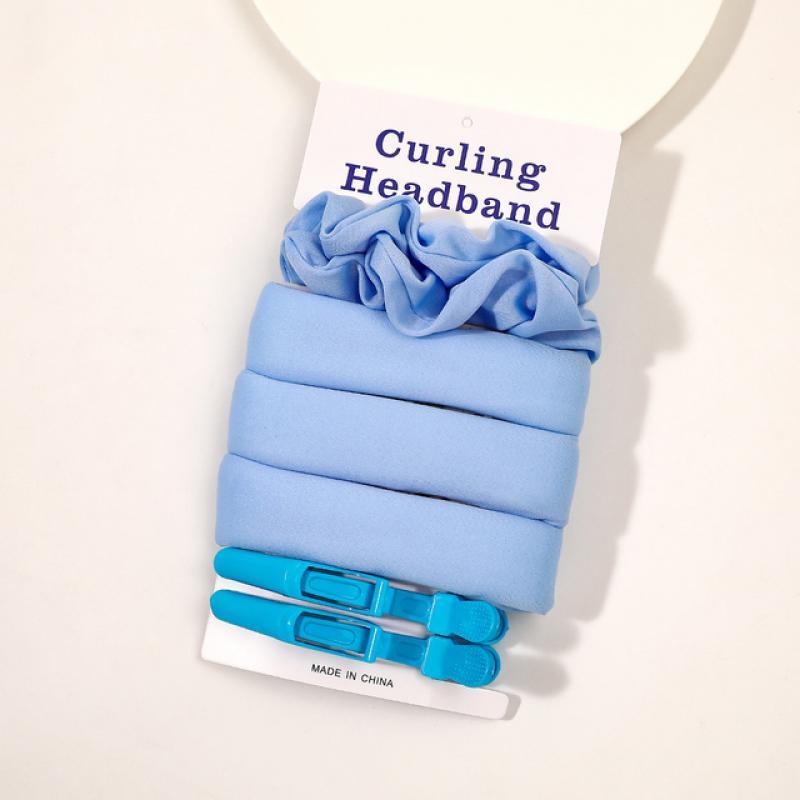 Heatless Curling Rod Headband No Heat Silk Curls Ribbon Hair Rollers Sleeping Soft Headbands Women Hair Curlers  Styling Tools