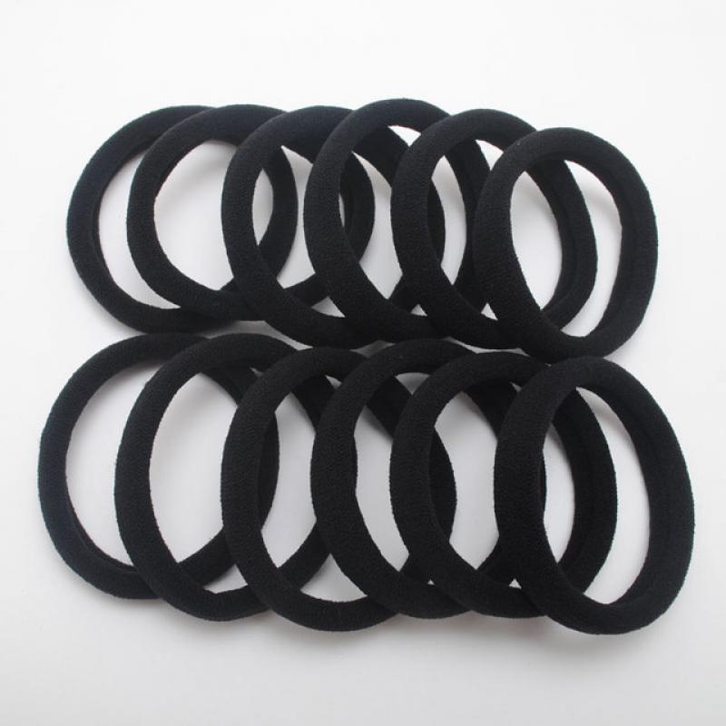 12Pieces Women Elastic Hair Bands Seamless Tie Big Hair Scrunchies Heavy Hair Gum  Hair  Accessories  Birthday Gift Hair Holder