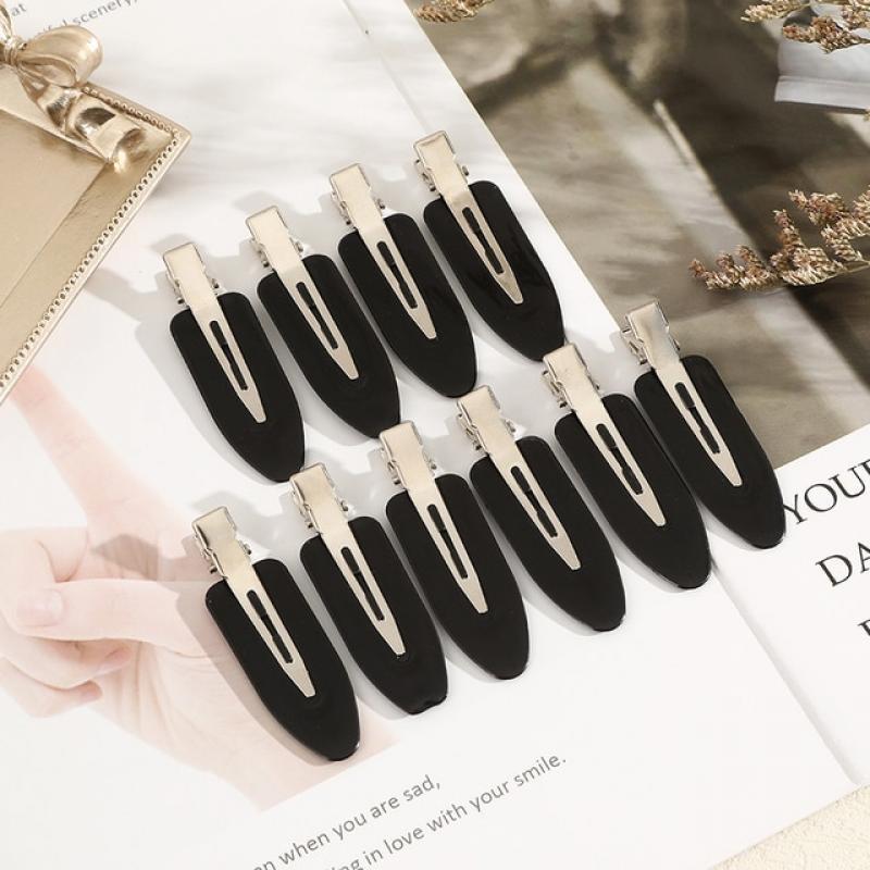 Molans 10pcs/set No Bend Seamless Hair Clips Side Bangs Barrette Makeup Washing Face Accessories Women Girls Styling Hairpins