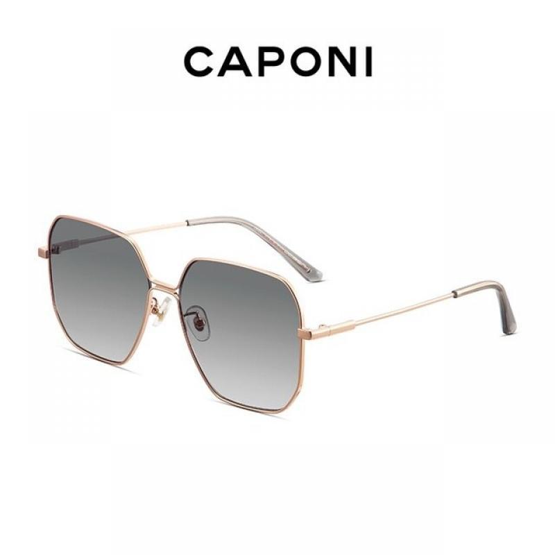 CAPONI Women's Sun Glasses High Quality Nylon Lens Material Sunglasses Fashion Trend Gradient Color UV400 Coating Eyewear CP7172