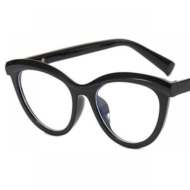 Fashion Anti-Blue Light Glasses Women Eyebrow Optical Eyewear Peronality Retro Spectacles Cat Eye Eyeglasses