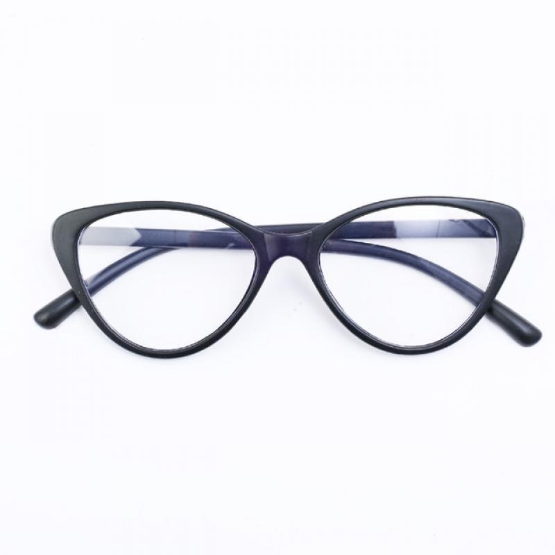 New Cat Eye Triangle Frame Anti-Blue Light Glasses Classic Men Women Reading Eyewear Retro Triangle Frame Transparent Eyeglasses